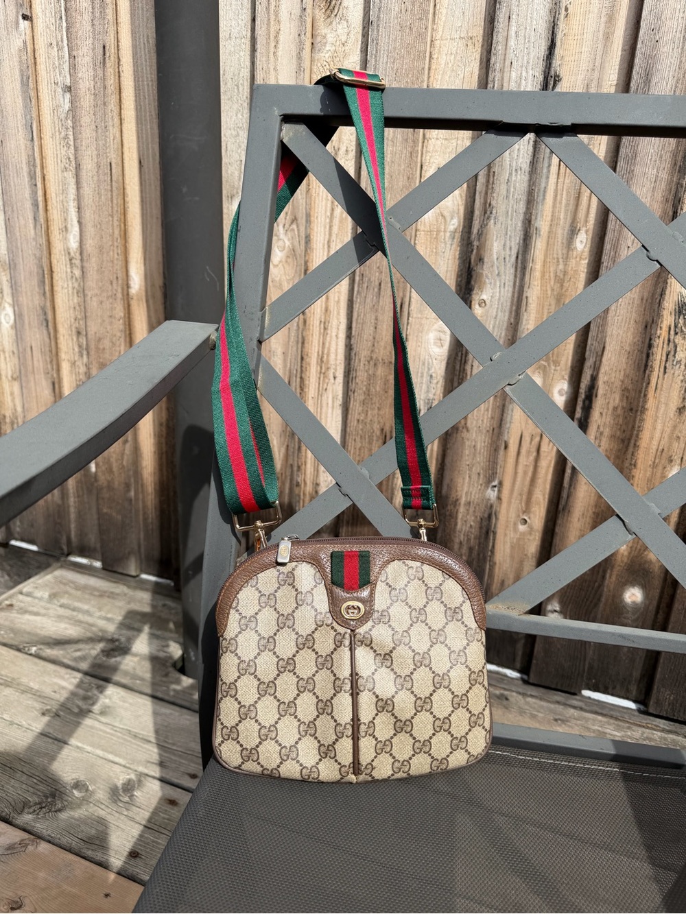 ✨Gucci Ophidia GG Supreme Web Stripe Crossbody Shoulder Bag✨